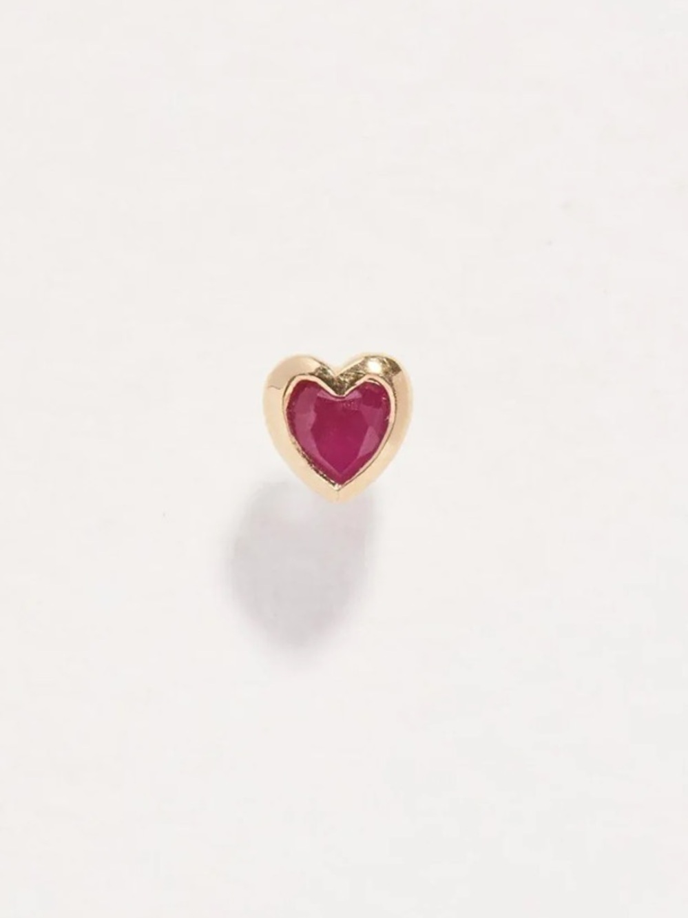 Pamela love ruby heart studs